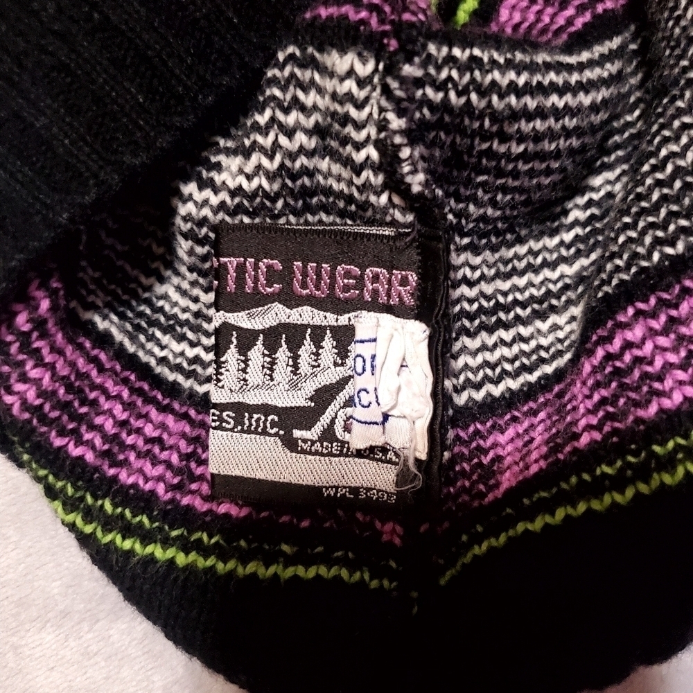 Arctic Cat Vintage Wear Snowmobile Racing Sweater Size Large - Picture 7 of 7